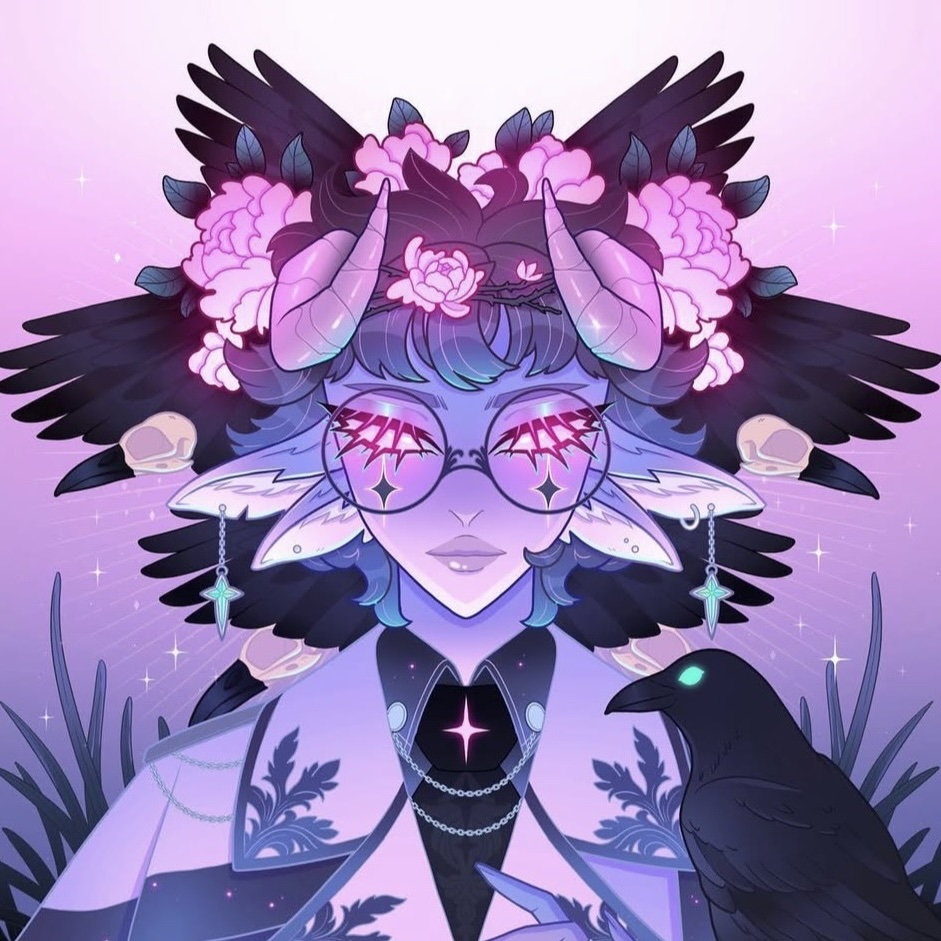 Sofia Borisova, who goes by Slborisova online, is an illustrator and digital artist that likes character art with lots of stars and bright colours. She began her journey as a digital artist after many years of writing stories. Each illustration done by Slborisova carries those stories through little details. Take a look and try to guess what the flowers could mean or the small things hiding in plain sight.